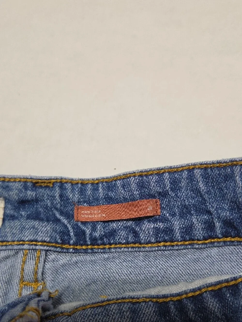 Anthropologie Light Wash Distressed Denim Cutoff Shorts - Picture 6 of 8